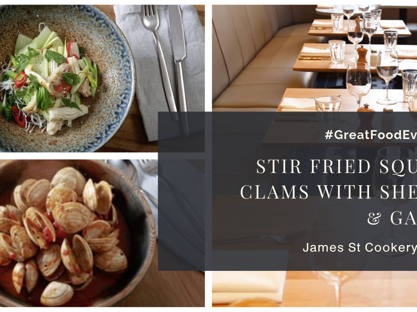 Stir Fried Squid & Clams With Sherry & Garlic | James St