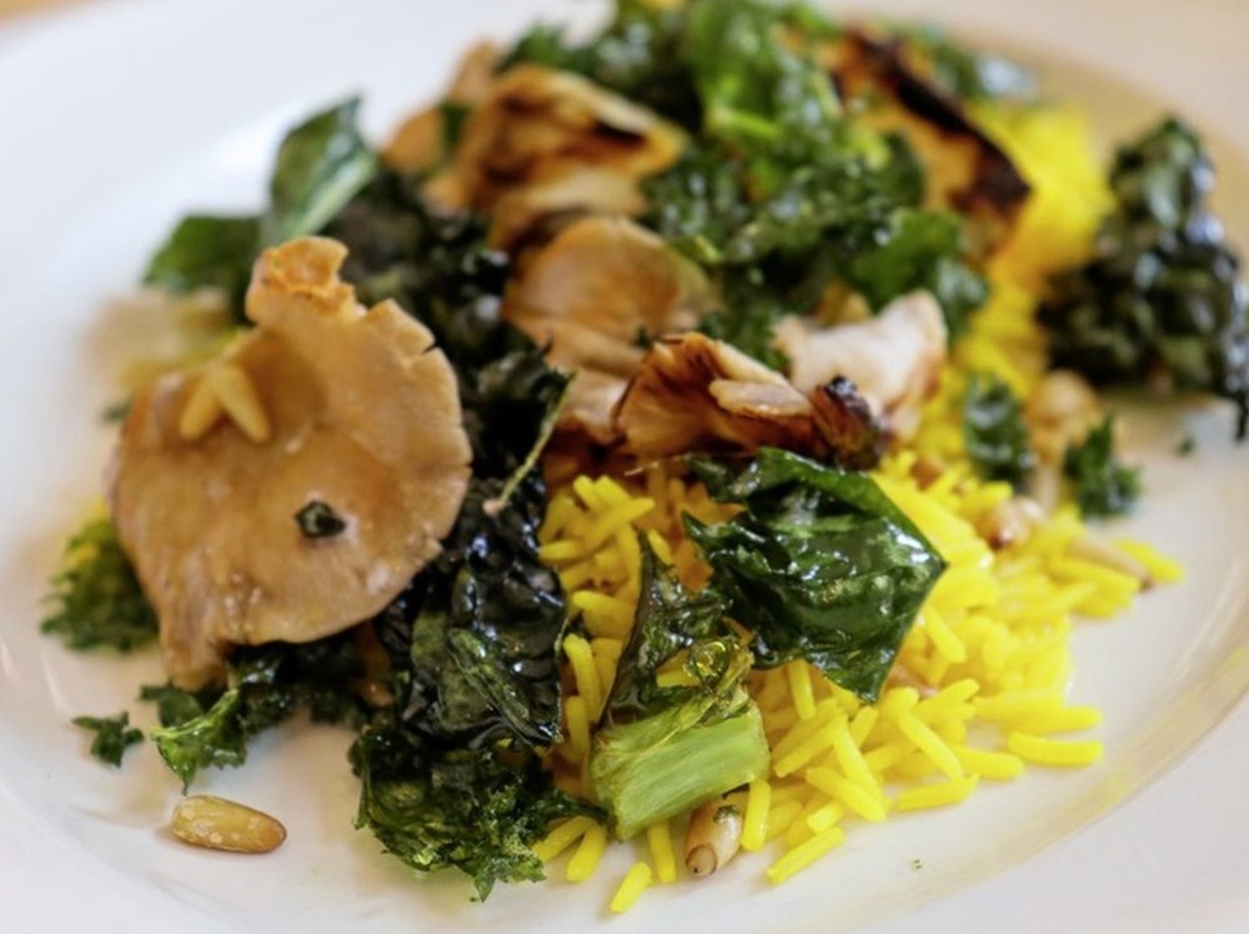 James St recipes: Speedy summer salads – Panzanella salad and Crispy Kale, Mushroom and Rice salad
